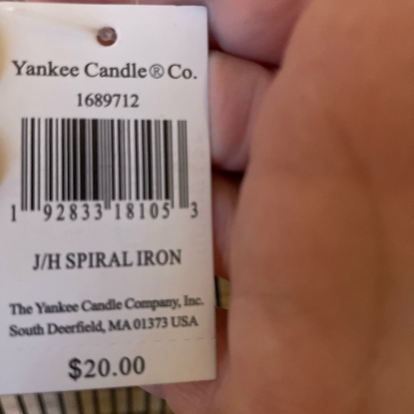 Yankee Candle Modern Black Wire Basket/candleholder - Picture 2 of 3